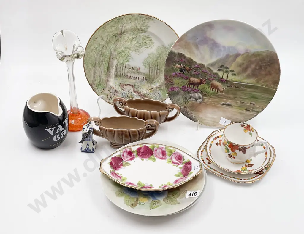 Quantity of Assorted China together with Art Glass Vase etc Image 1++