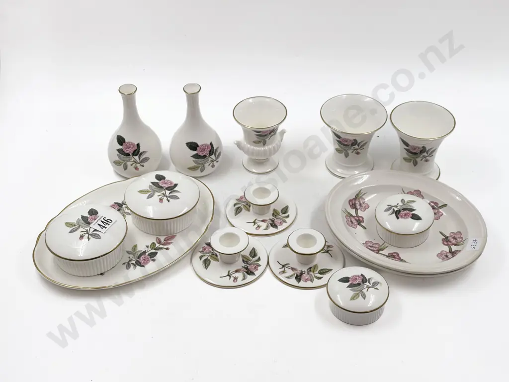 Quantity of Wedgwood "Hathaway Rose" Patterned China Image 1++