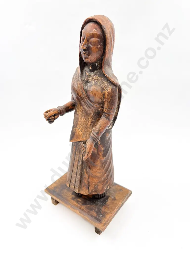 Carved Figure on Stand Image 1++