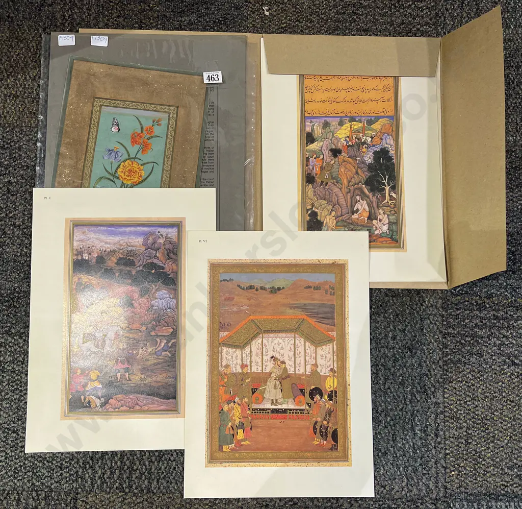 Folder of Assorted Loose Indian Prints etc Image 1++