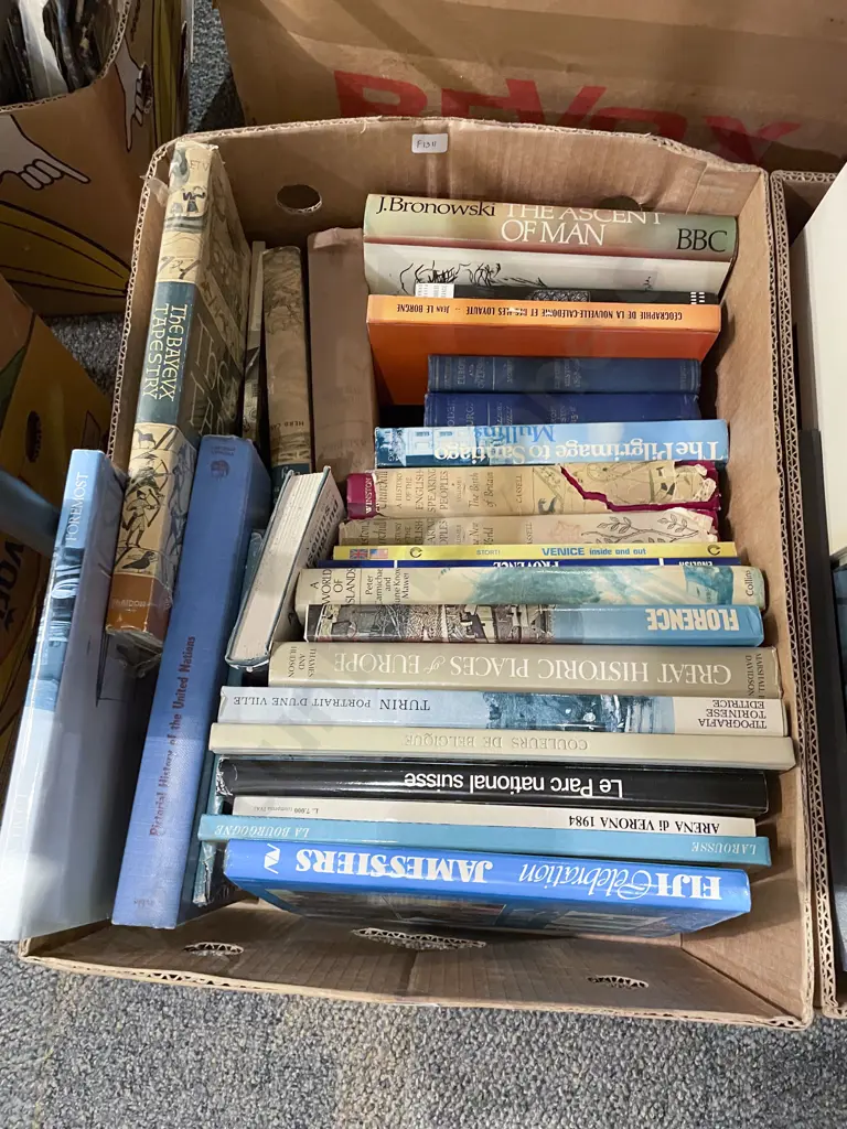 Box of Assorted Books Image 1++