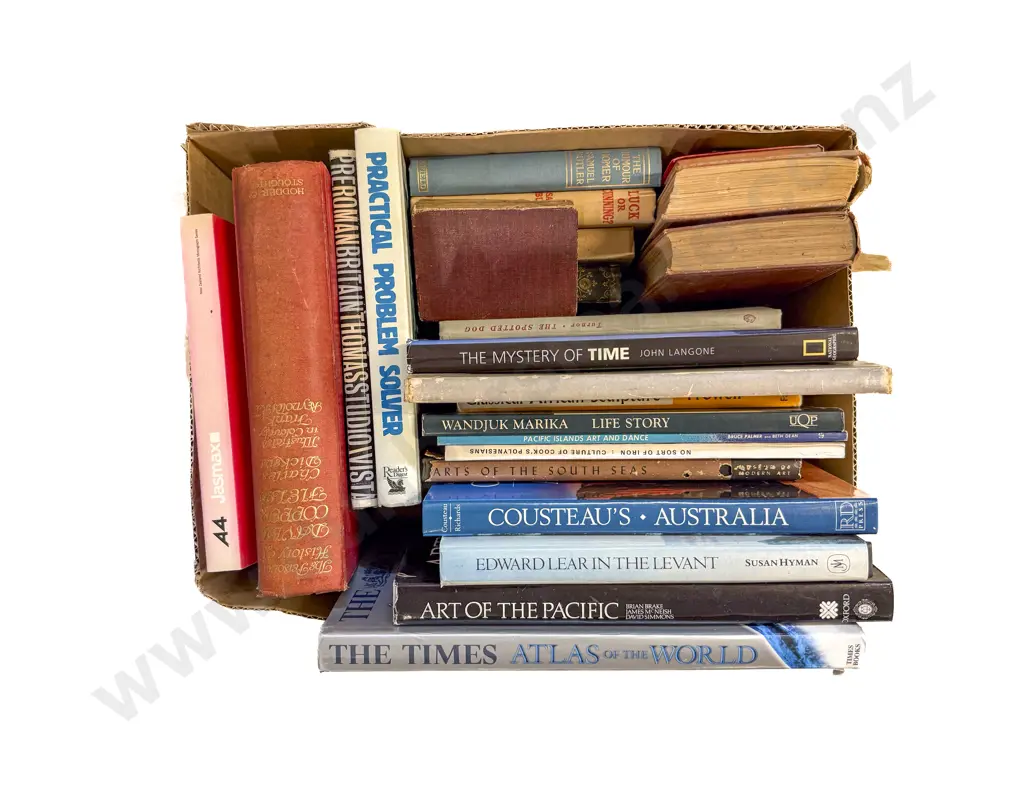 Box of Assorted World Reference Volumes Image 1++