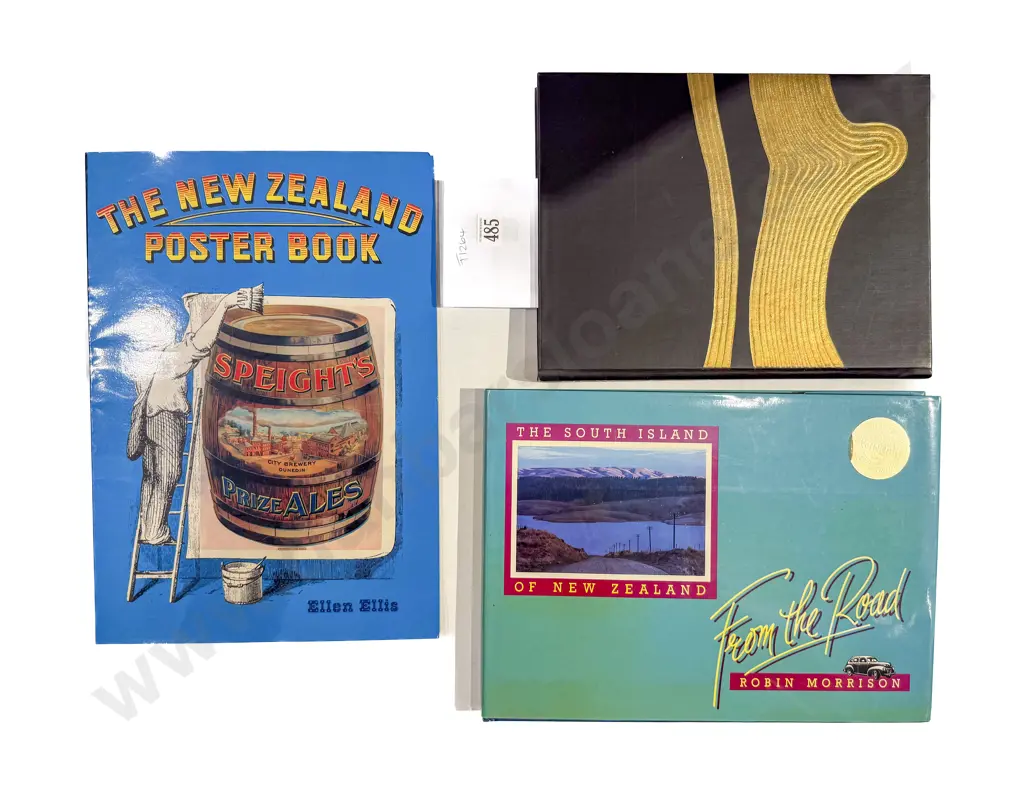 The NZ Poster Book & Two Other NZ Reference Volumes Image 1++