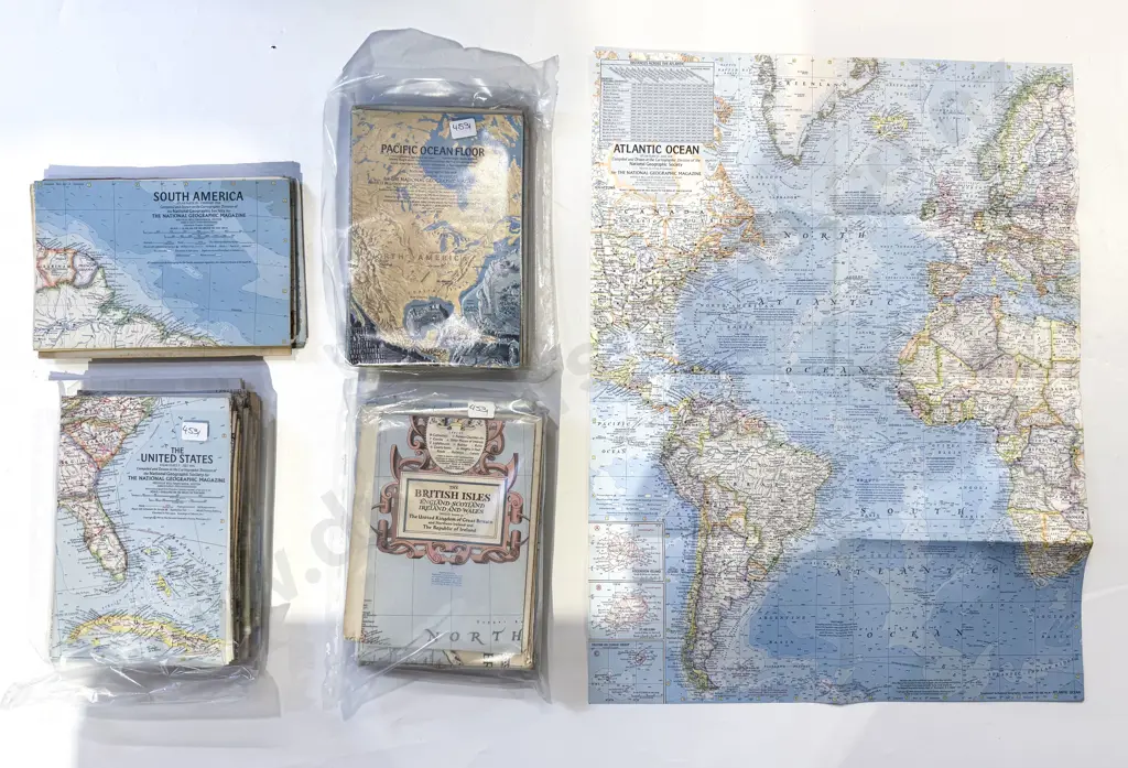 Quantity of Assorted Repro Maps Image 1++