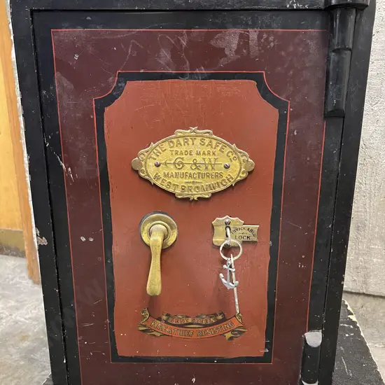 Vintage Cast Iron Safe