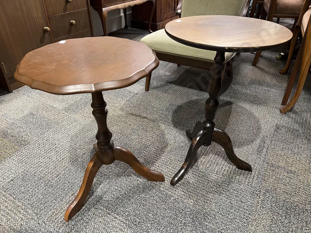 Two Tripod Base Wine Tables Image 1++