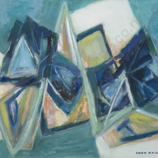 Gwen Knight (1888 - 1974) - Blue Abstract