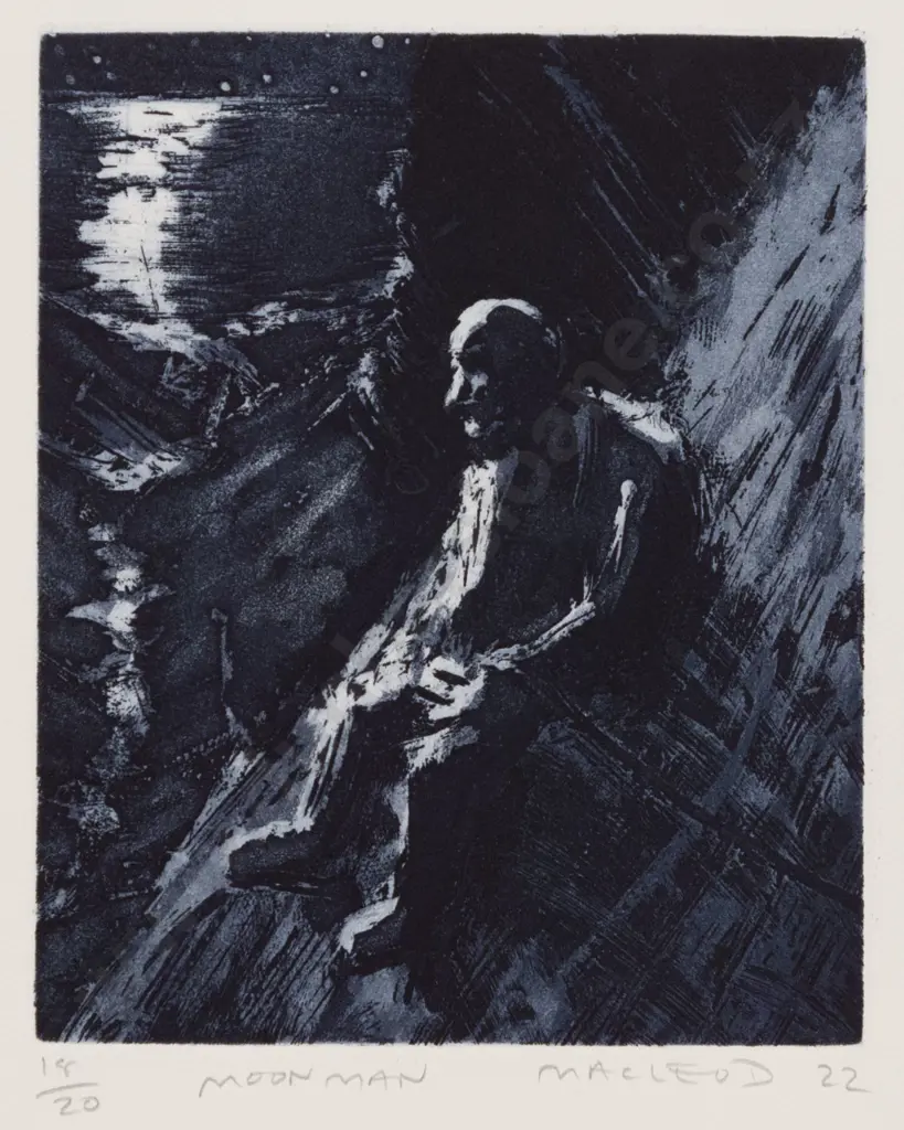 Euan MacLeod (b 1956) - Moon Man Image 1++