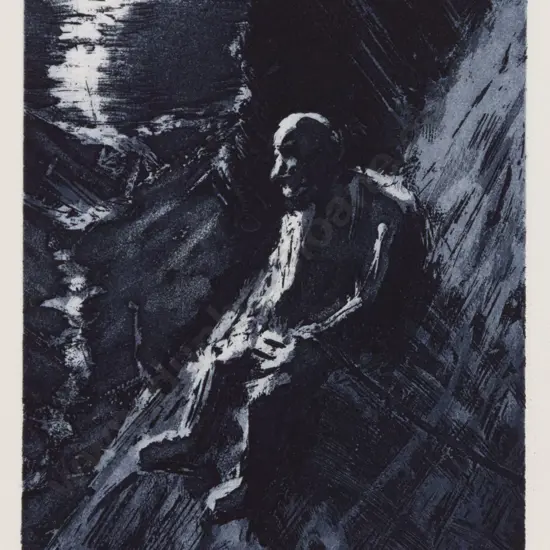 Euan MacLeod (b 1956) - Moon Man