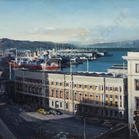 Kenneth Turner - Wellington Harbour Northwards to the Hutt Valley (a/f)