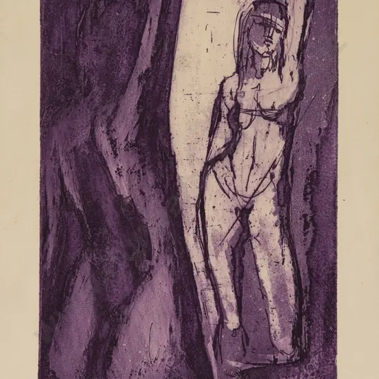 Laura Steinberg (b 1940) - Nude Study
