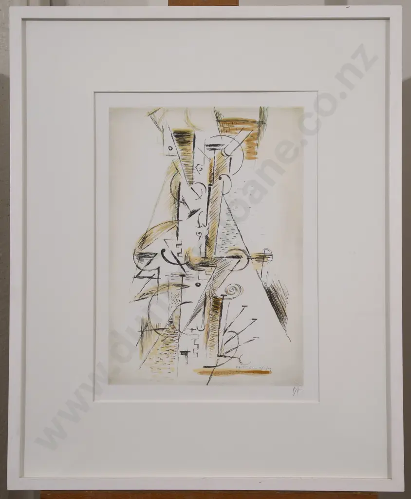 Dick Frizzell (b 1943) - Figure with Taiaha Image 1++