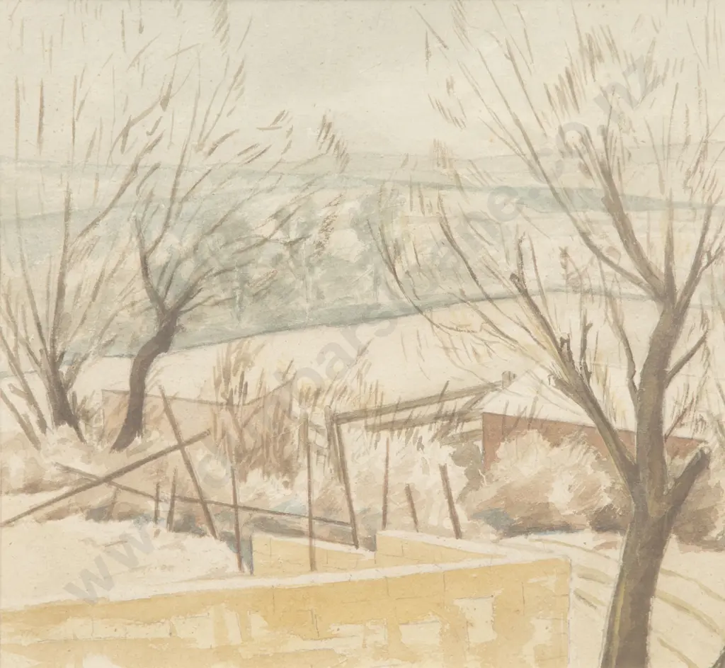 Unknown Artist - Winter Landscape Image 1++