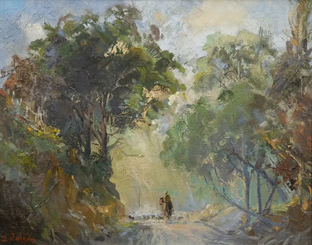 D R Neilson (1924 - 2013) - Forest Scene Image 1++