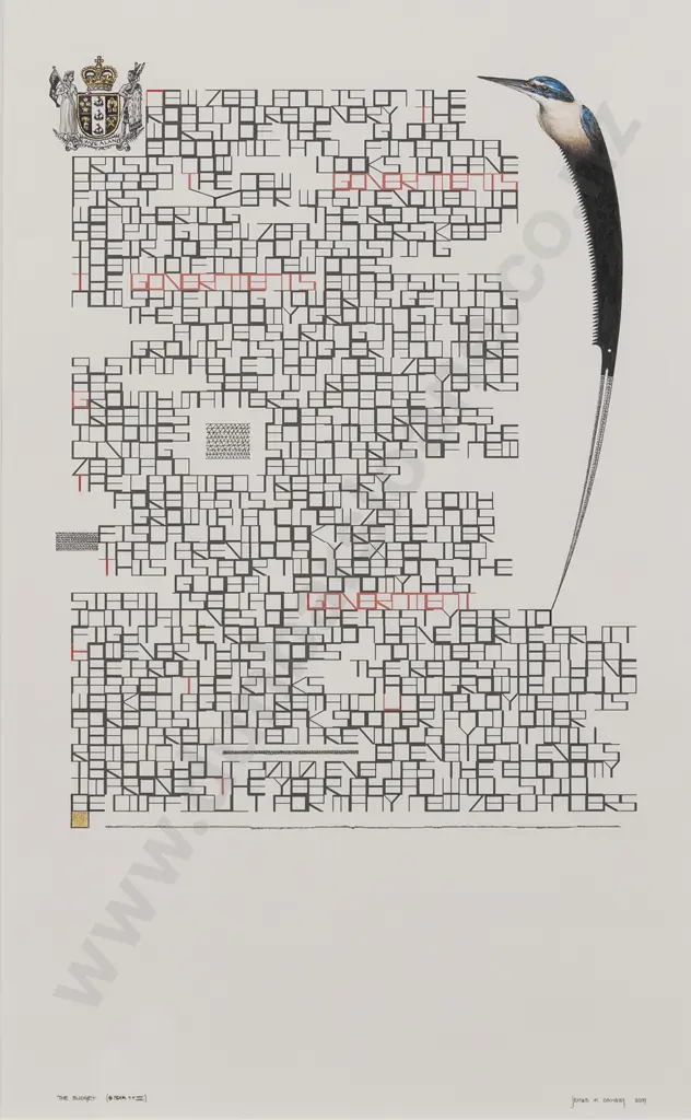 James Ormsby (b 1957) - The Budget Image 1++