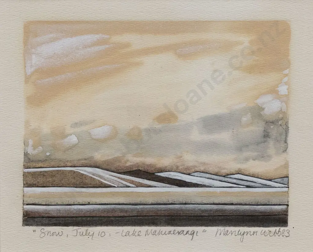 Marilynn Webb (1937 - 2021) - Snow Image 1++
