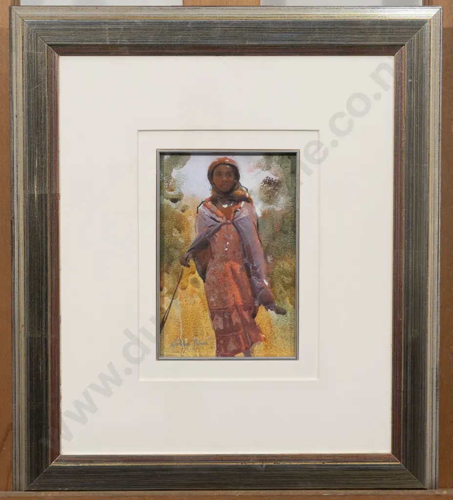 Michael Blow (b 1943) - The Goat Herd (Images of Africa) Image 1++