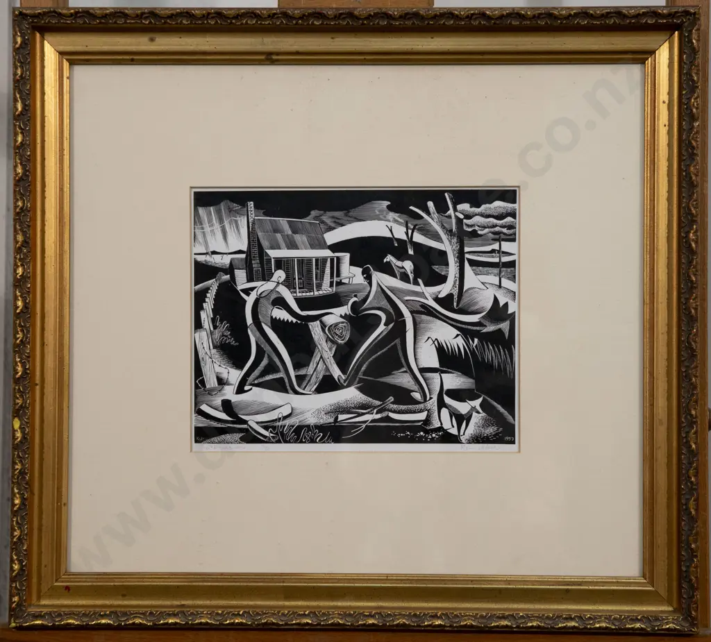 Kenneth Jack (Australian 1924 - 2006) - The Woodcutters Image 1++