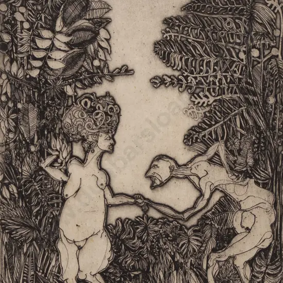 Barry Cleavin (b 1939) - The Garden (a/f)