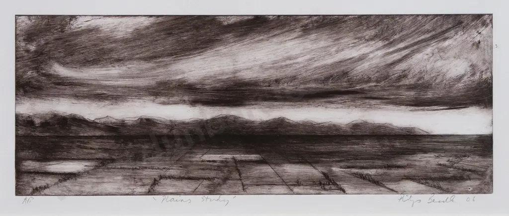 Philip Beadle (b 1959) - Plains Study Image 1++