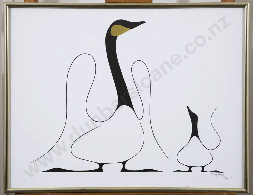 After Benjamin Chee Chee (Canadian 1944 - 1977) - Reproduction Prints (2) Image 1++