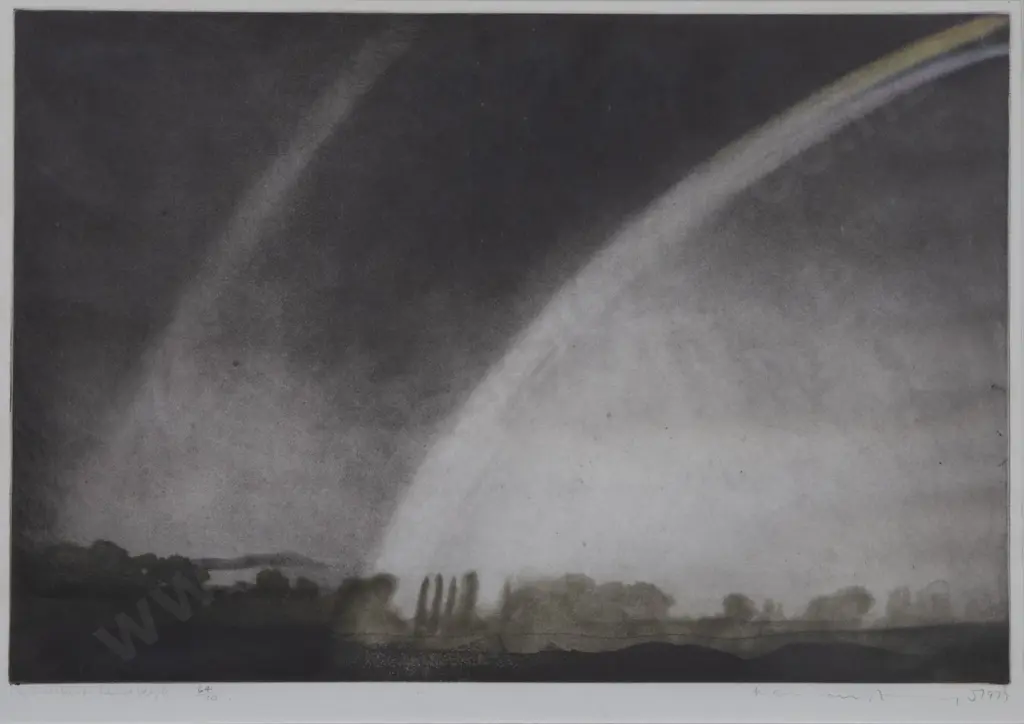 Norman Ackroyd (b 1938) - Oxfordshire Landscape Image 1++