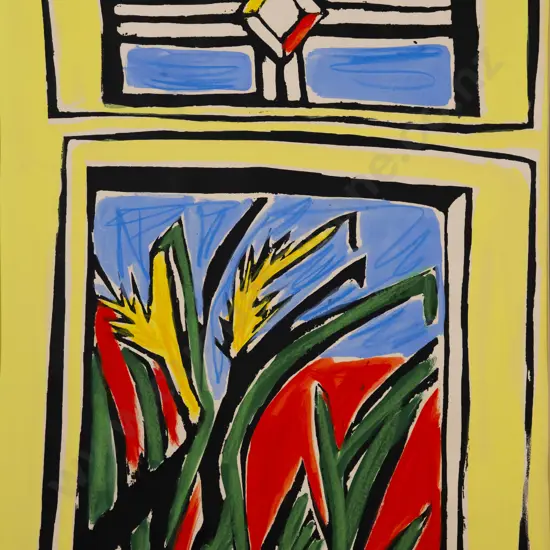 Claudia Pond Eyley (b 1946) - Ginger Plants