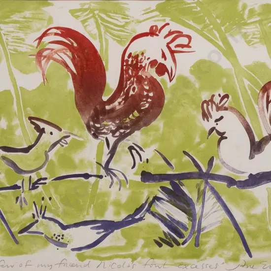 Jane Evans (1946 - 2012) - A Few of My Friend Nicola's Fowl Excesses