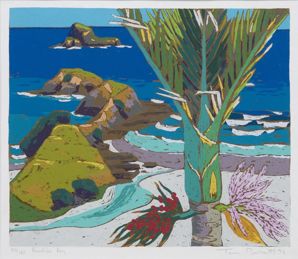 Tom Burnett (b 1958) - Paradise Bay Image 1++