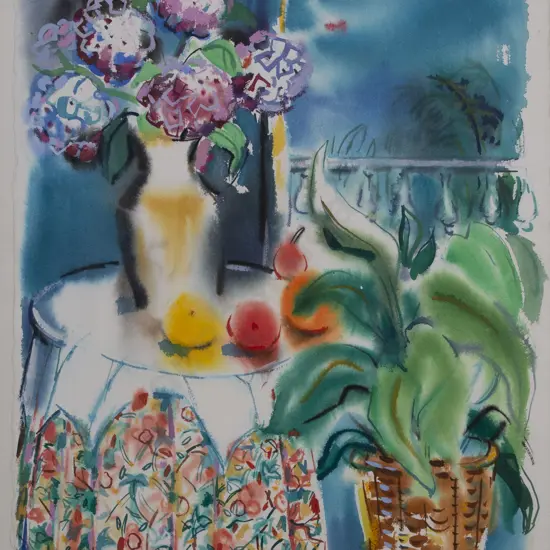 Shona McFarlane (1929 - 2001) - Ayrdrangeas & Harbour