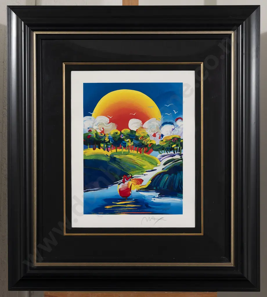 Peter Max (American b 1937) - Without Borders Image 1++