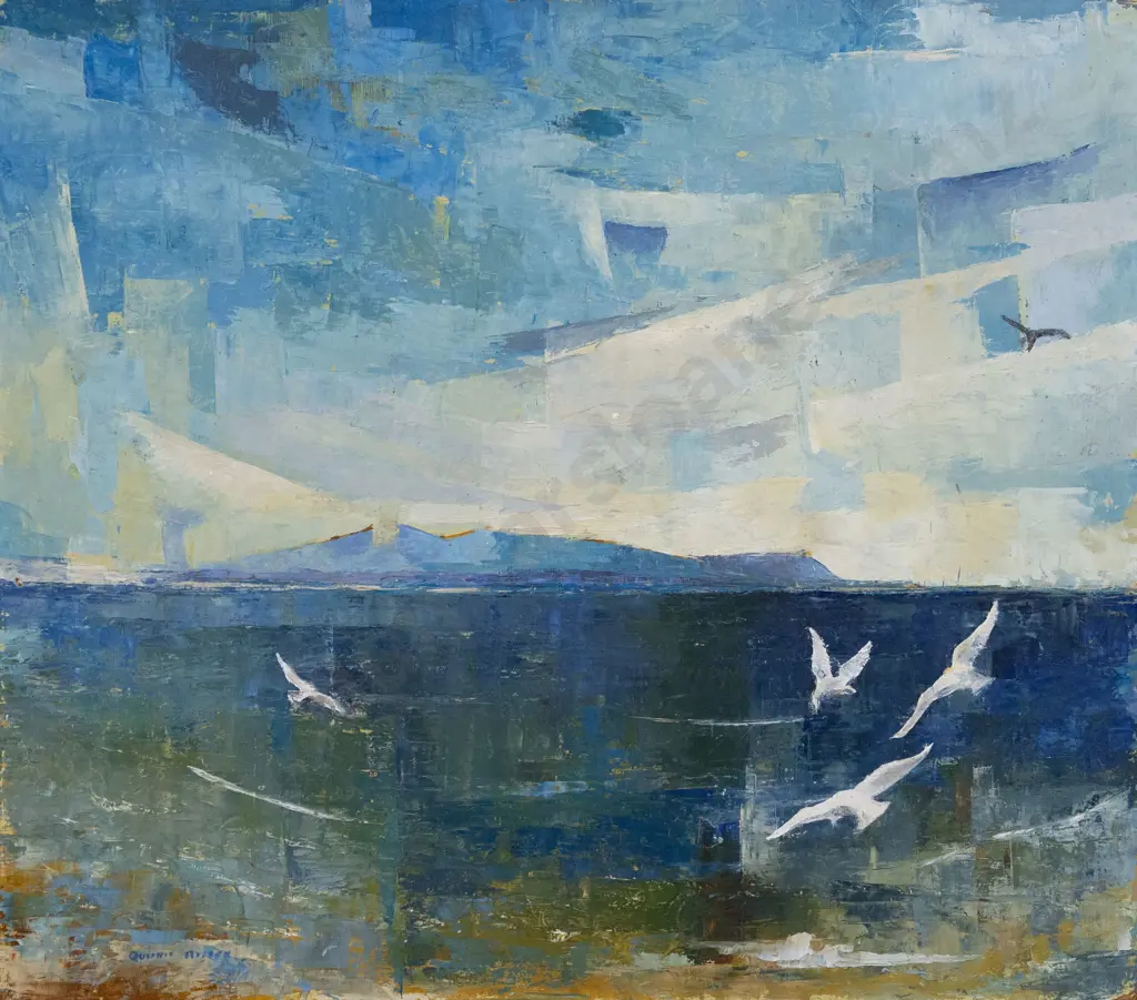 Queenie Aitken (1915 - 1998) - Blue Morning Image 1++