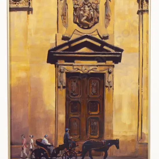 Michael Blow (b 1943) - Taxi on the Duomo