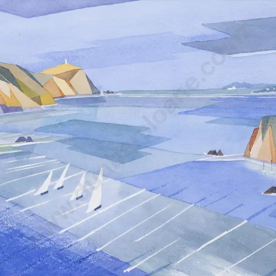 John Gates - Harbour Shadows I