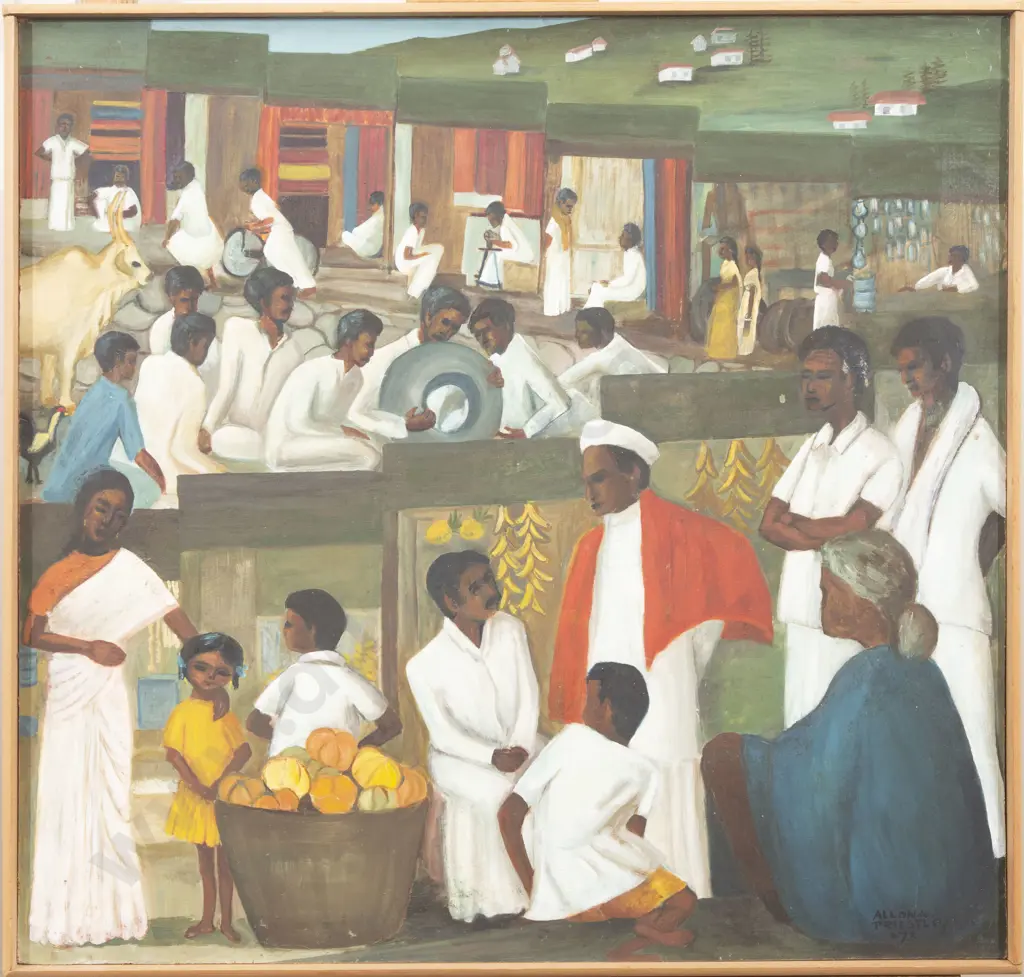Allona Priestley (1909 - 1998) - Market India Image 1++