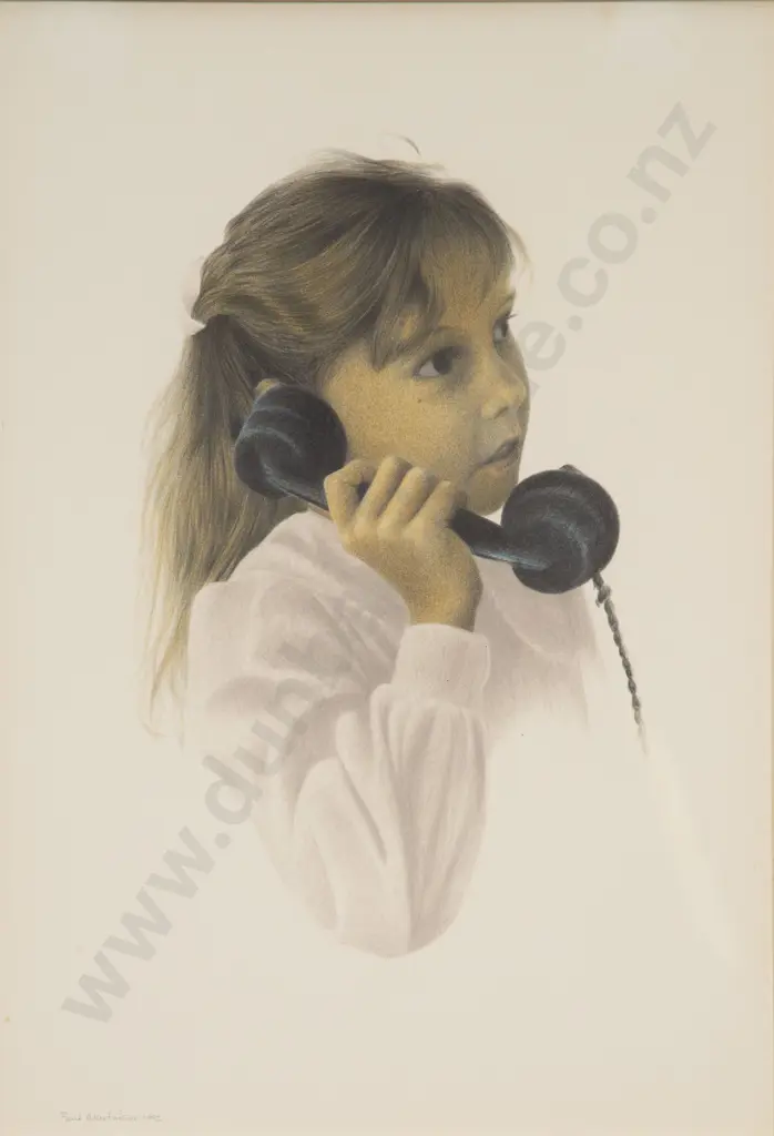 Paul Martinson (b 1956) - Girl On Telephone Image 1++