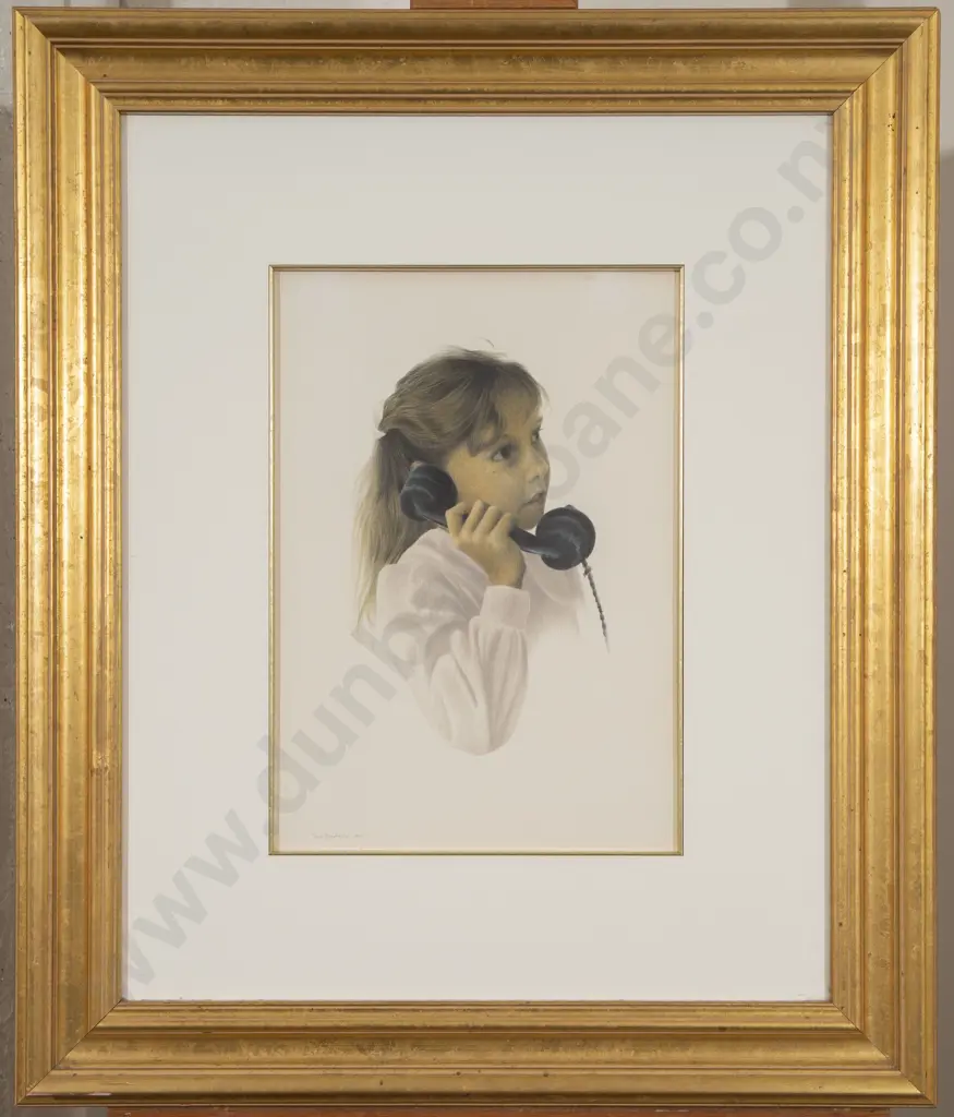 Paul Martinson (b 1956) - Girl On Telephone Image 1++