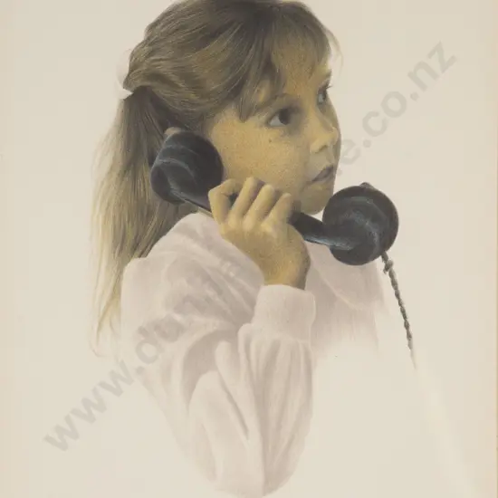 Paul Martinson (b 1956) - Girl On Telephone