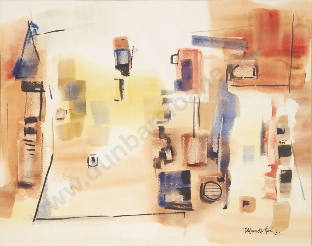 Dirk Meercotter (South African 1922 - 2017) - Abstract Image 1++