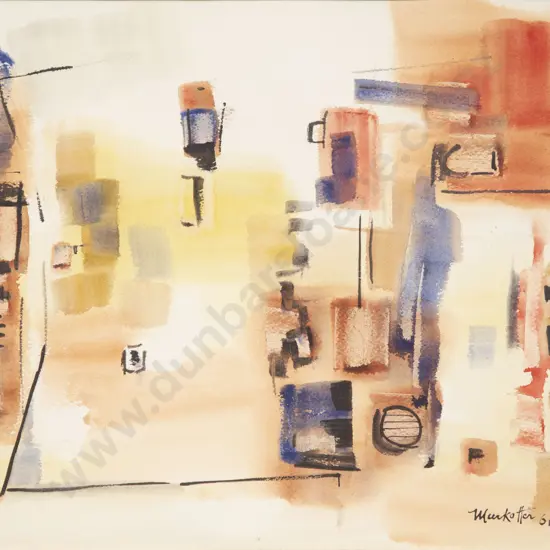 Dirk Meercotter (South African 1922 - 2017) - Abstract