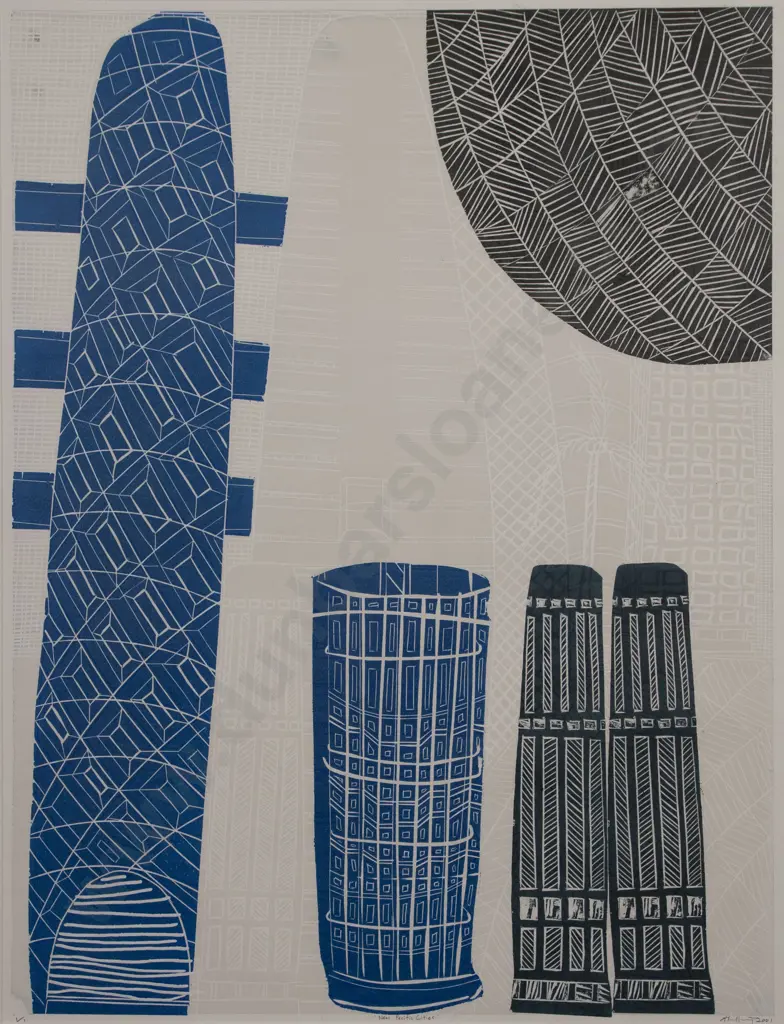 Sheyne Tuffery (b 1970) - New Pacific Cities Image 1++