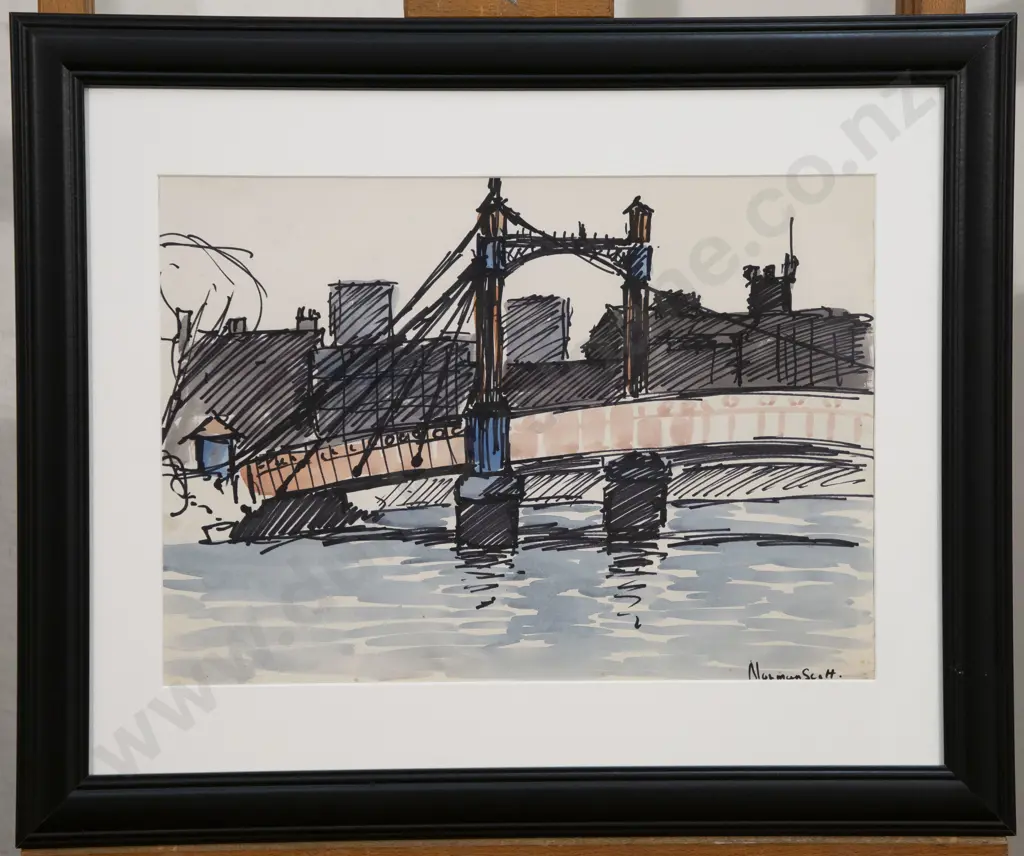 Norman Scott (1931 - 1978) - Harbour Scene Image 1++