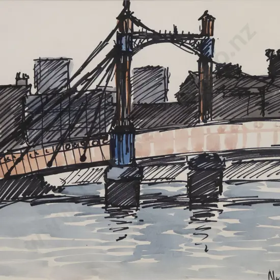 Norman Scott (1931 - 1978) - Harbour Scene