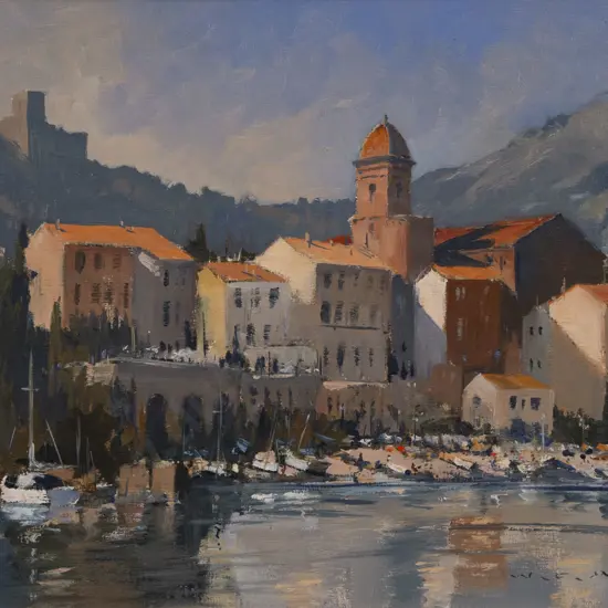 William Francis Moore (1934 - 2020) - Afternoon in Collioure