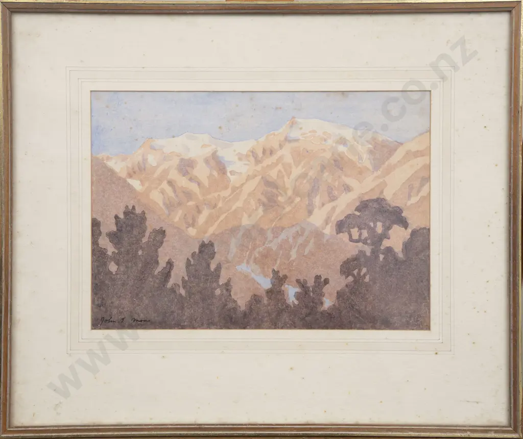 John Lysaght Moore (1897 - 1965) - Franz Josef Glacier Image 1++