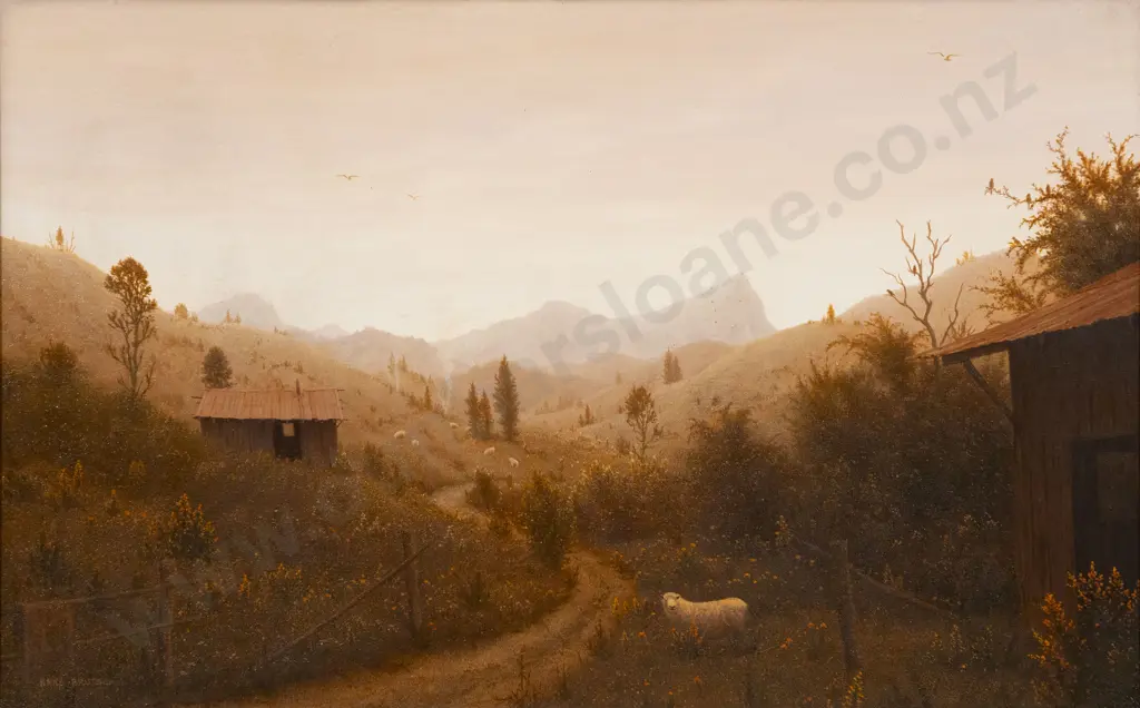 Hans Brutsch - Mt Crusader in the Motueka Valley Image 1++