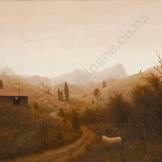 Hans Brutsch - Mt Crusader in the Motueka Valley