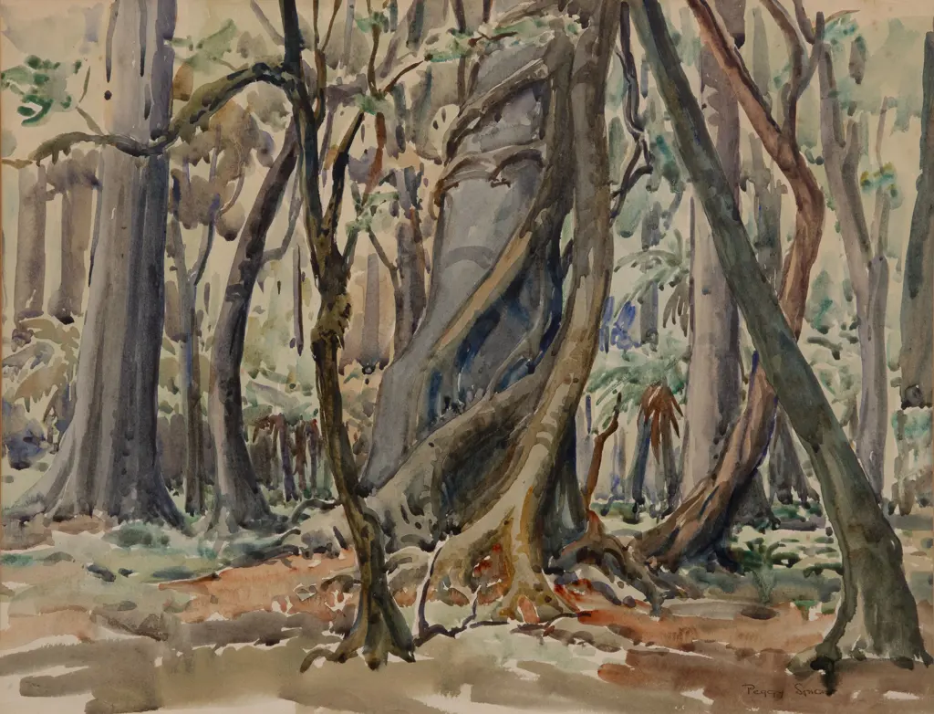 Peggy Spicer (1908 - 1984) - Bush Image 1++