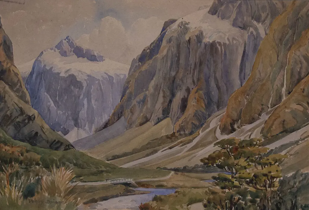 Peggy Spicer (1908 - 1984) - Landscape (a/f) Image 1++