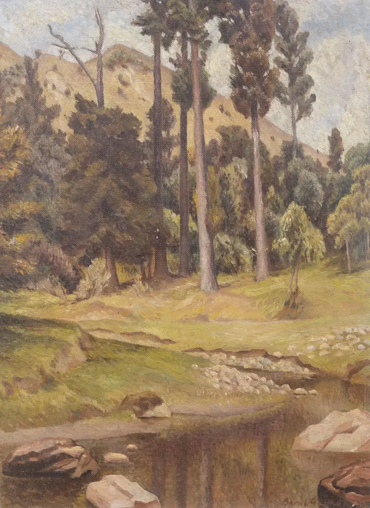 Allan Barns-Graham (1906 - 2006) - Forest Scene Image 1++